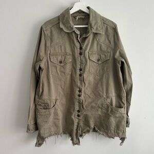 Free People Moonchild Jean Jacket Medium‎